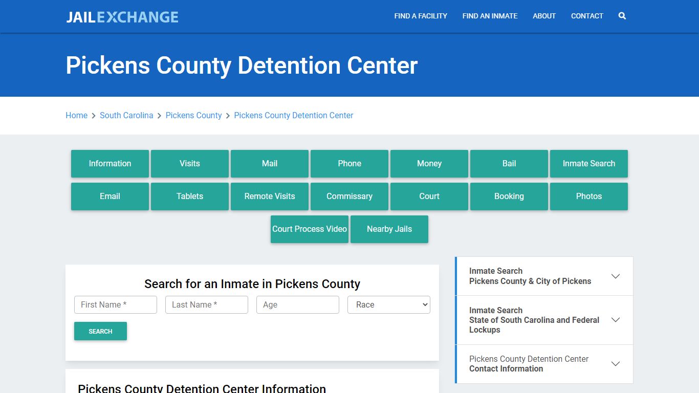 Pickens County Detention Center - Jail Exchange